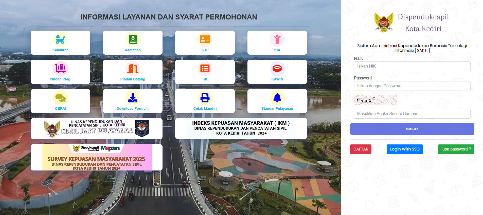 PENGAJUAN PENDAFTARAN ONLINE (KLIK LINK SAKTI DIBAWAH GAMBAR)