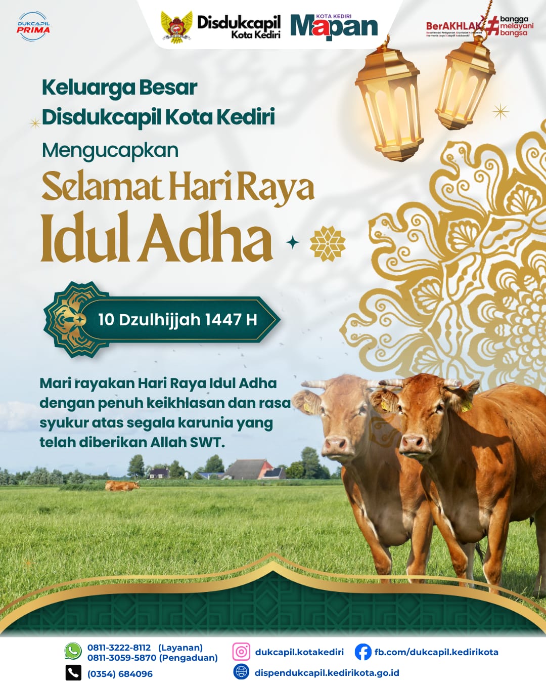 SELAMAT HARI RAYA IDUL ADHA 2026 / 1447 H