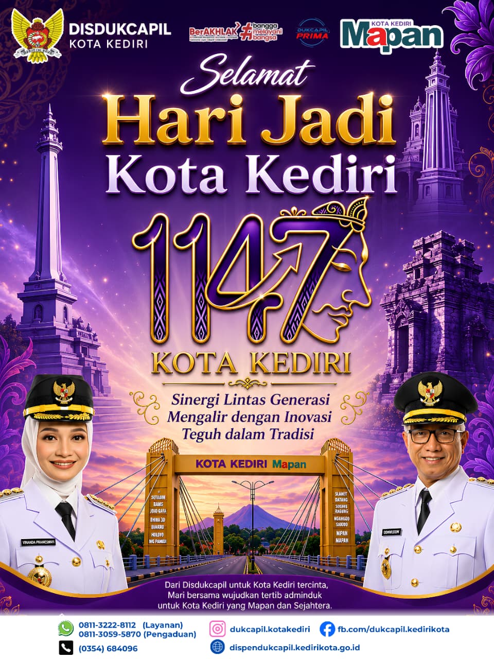 SELAMAT HARI JADI KOTA KEDIRI 1147