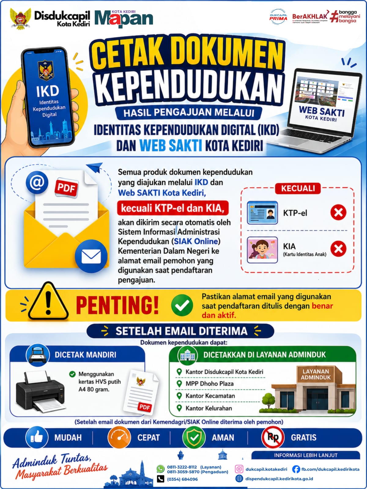 CETAK DOKUMEN KEPENDUDUKAN MANDIRI